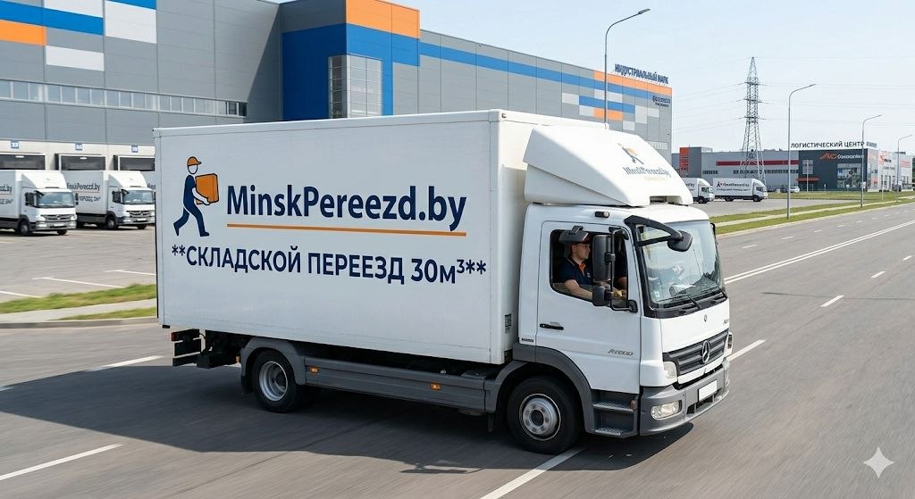 Аккуратная погрузка на склад грузчиками MinskPereezd.by в Минске